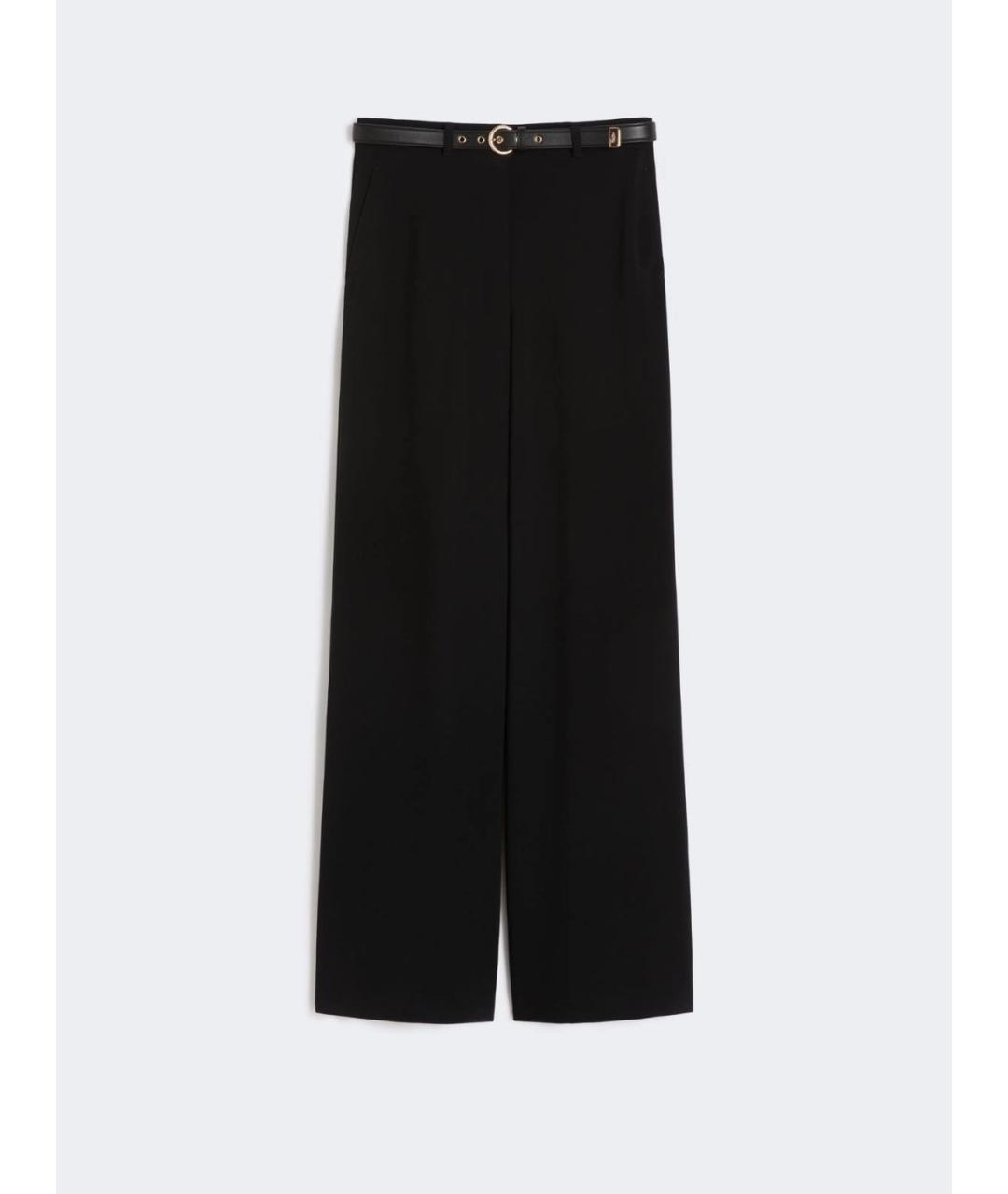 MAX MARA STUDIO Черные прямые брюки, фото 6