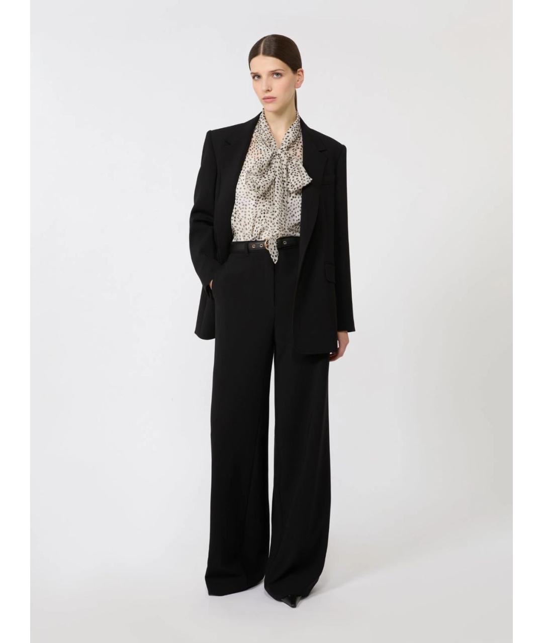 MAX MARA STUDIO Черные прямые брюки, фото 2