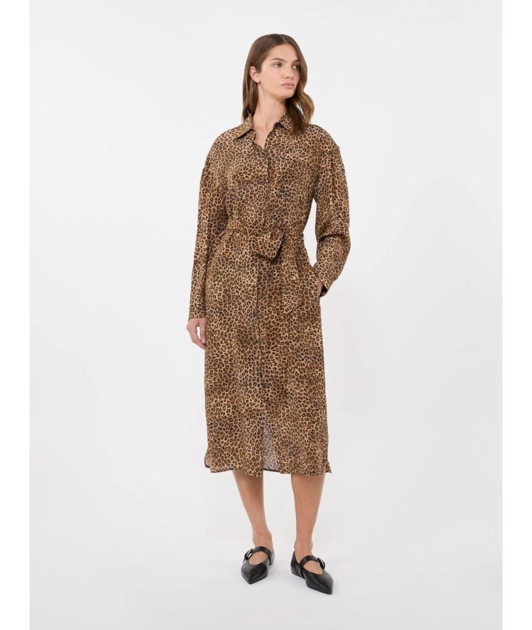 WEEKEND MAX MARA Мульти вискозное повседневное платье, фото 2