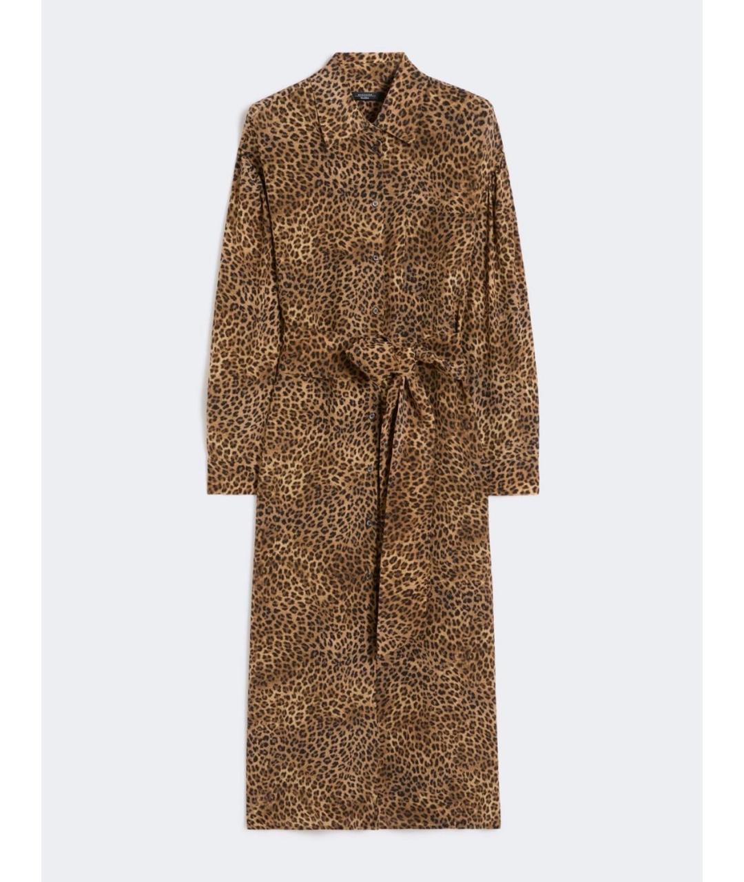 WEEKEND MAX MARA Мульти вискозное повседневное платье, фото 5