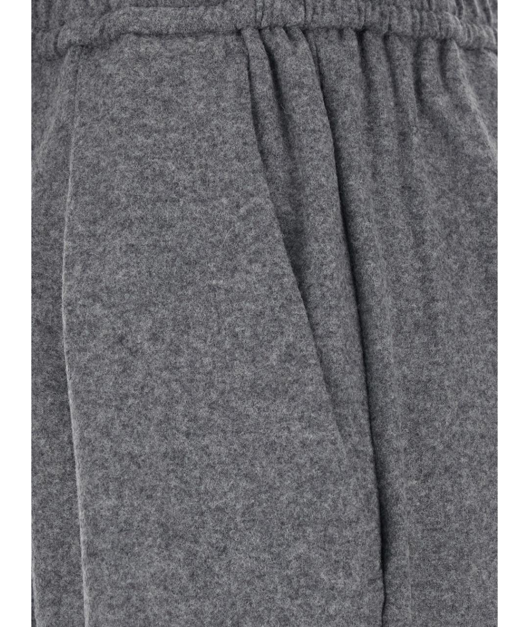 PINKO Серые полиэстеровые прямые брюки, фото 2