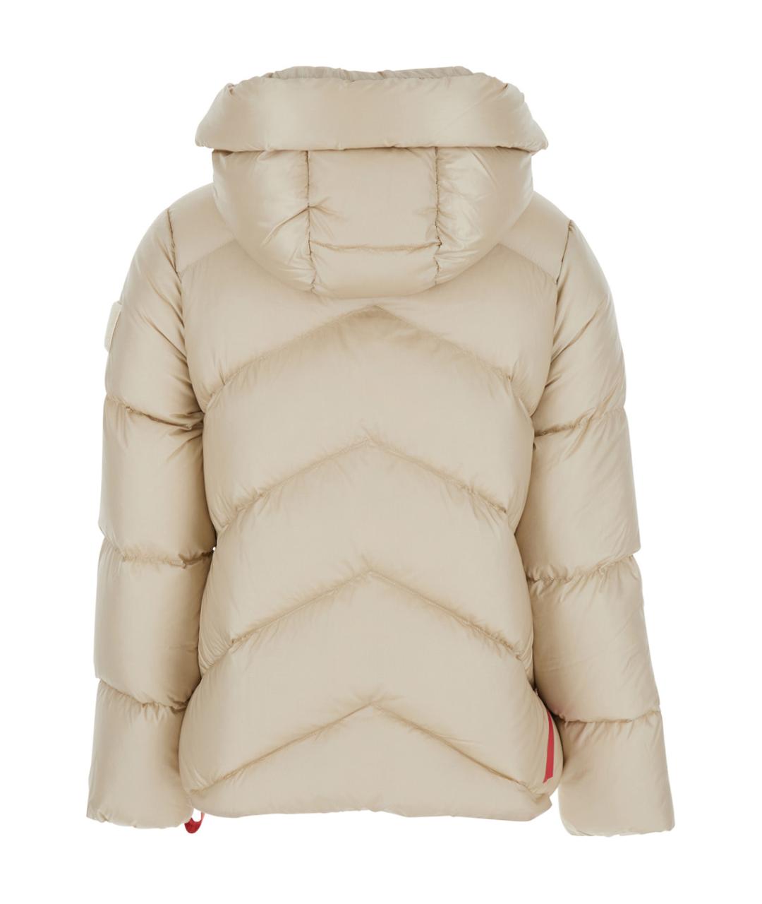 AFTER LABEL Бежевый полиамидовый пуховик, фото 2