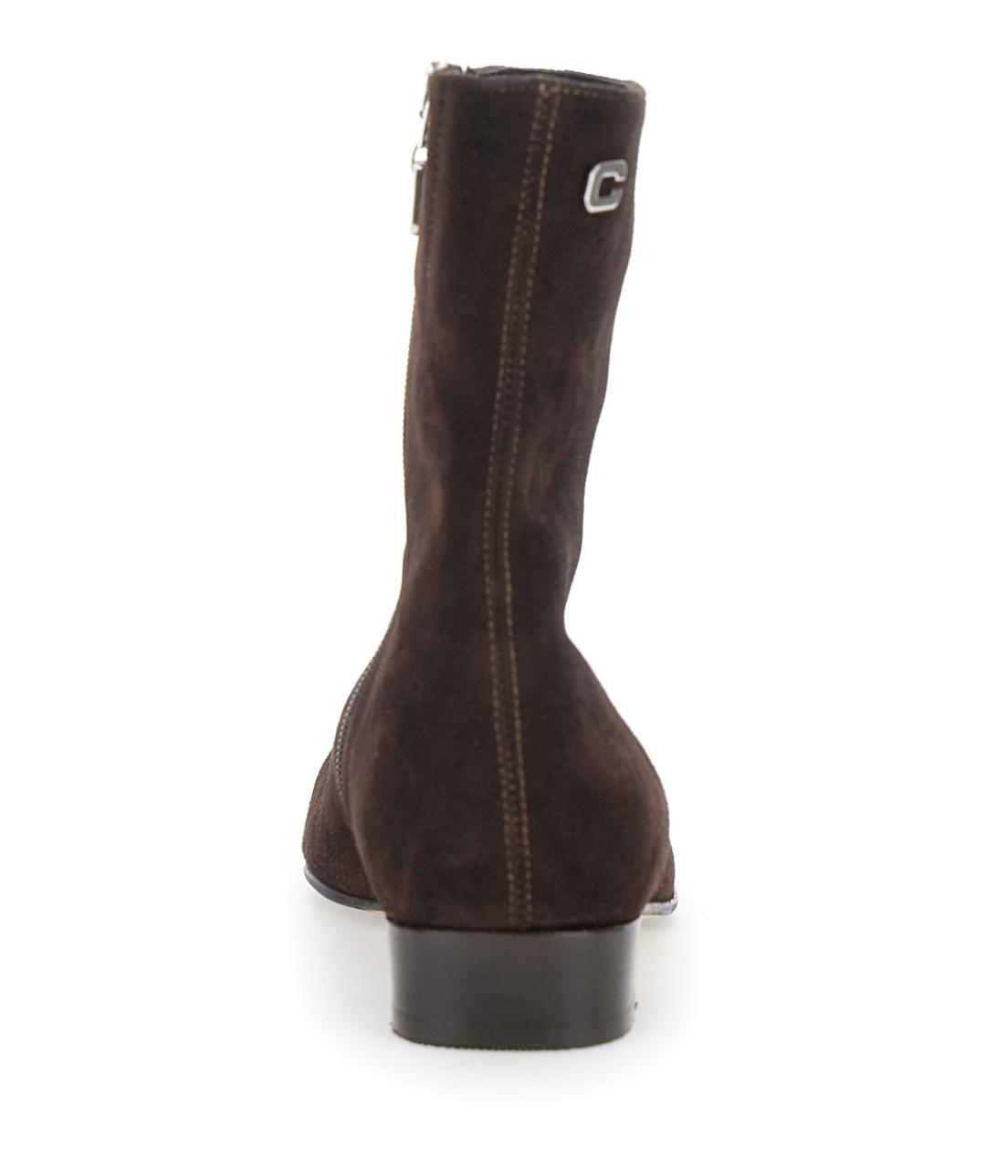 CAREL Коричневые замшевые ботильоны, фото 4
