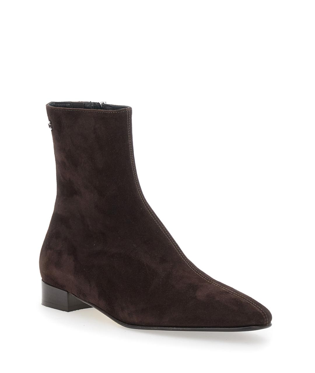 CAREL Коричневые замшевые ботильоны, фото 2