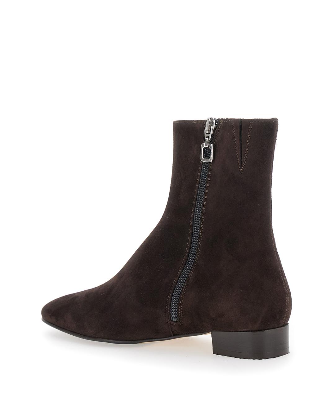 CAREL Коричневые замшевые ботильоны, фото 3