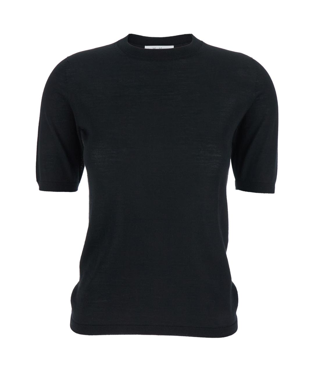 MAX MARA Черный шерстяной джемпер / свитер, фото 1