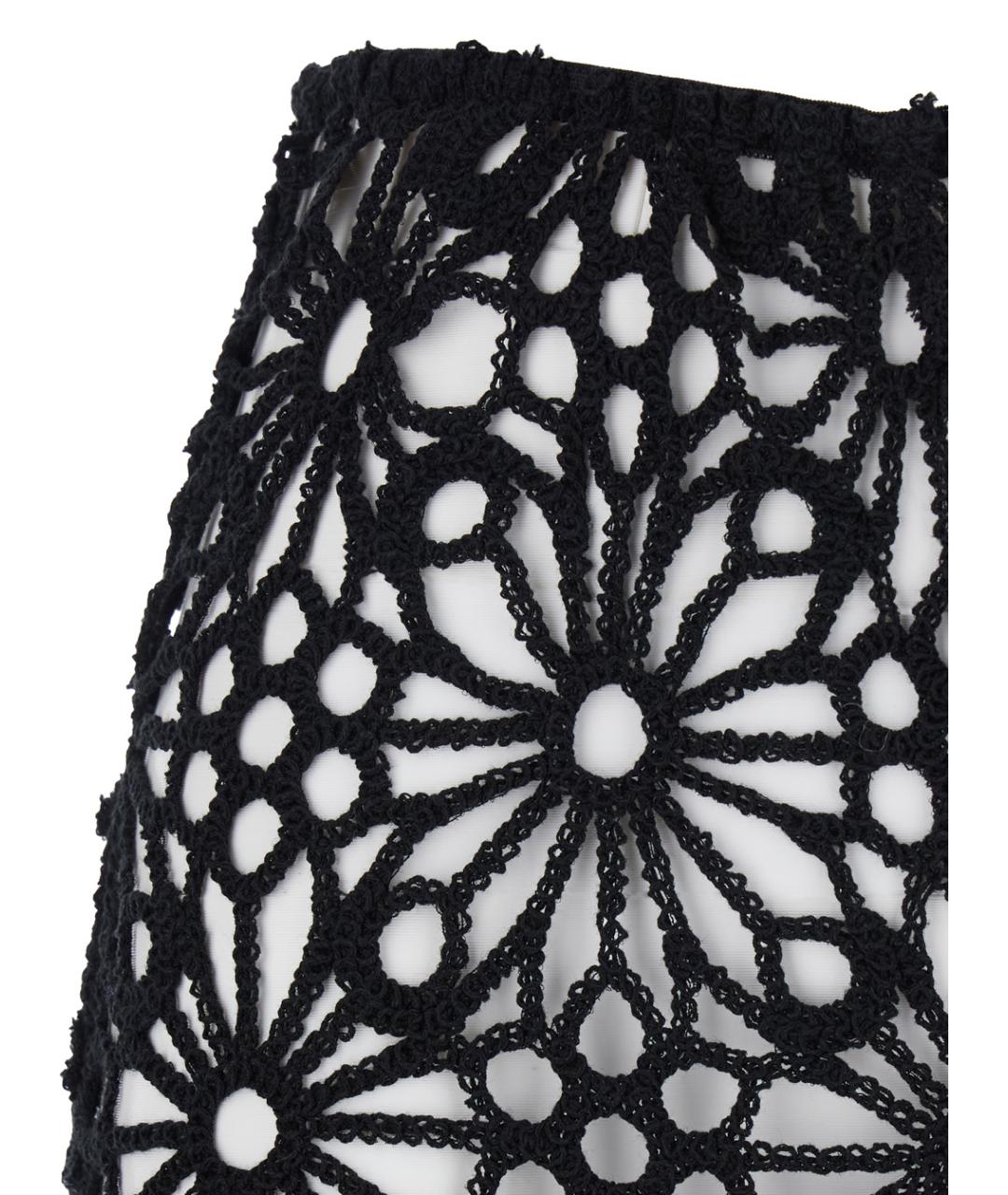 NORMA KAMALI Черные полиамидовые брюки широкие, фото 3