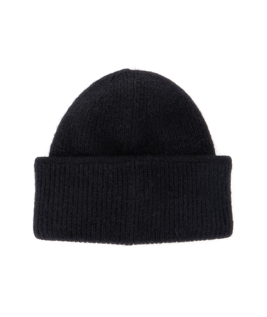 JACQUEMUS Черная шерстяная шапка, фото 2
