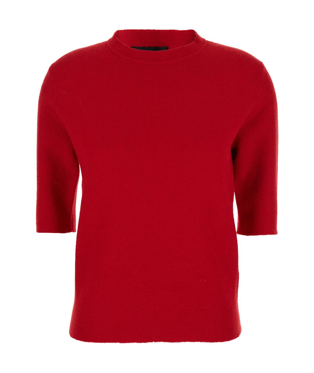 FABIANA FILIPPI Красный шерстяной джемпер / свитер, фото 1