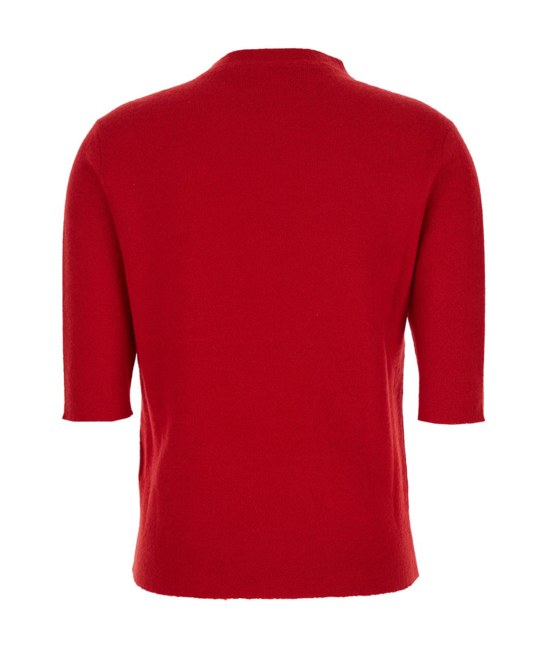 FABIANA FILIPPI Красный шерстяной джемпер / свитер, фото 2