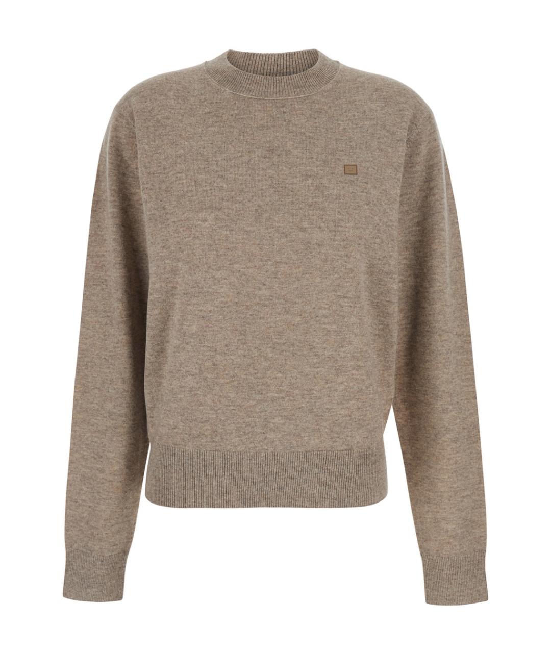 ACNE STUDIOS Бежевый шерстяной джемпер / свитер, фото 1