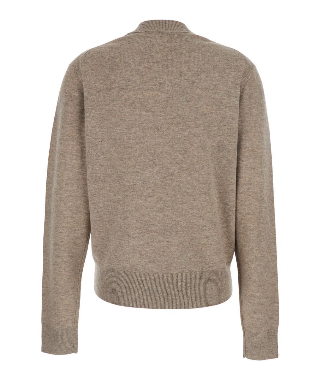 ACNE STUDIOS Бежевый шерстяной джемпер / свитер, фото 2