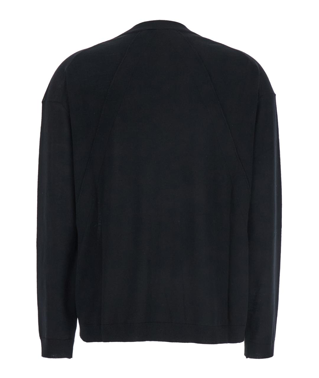 SEMICOUTURE Черный шерстяной джемпер / свитер, фото 2