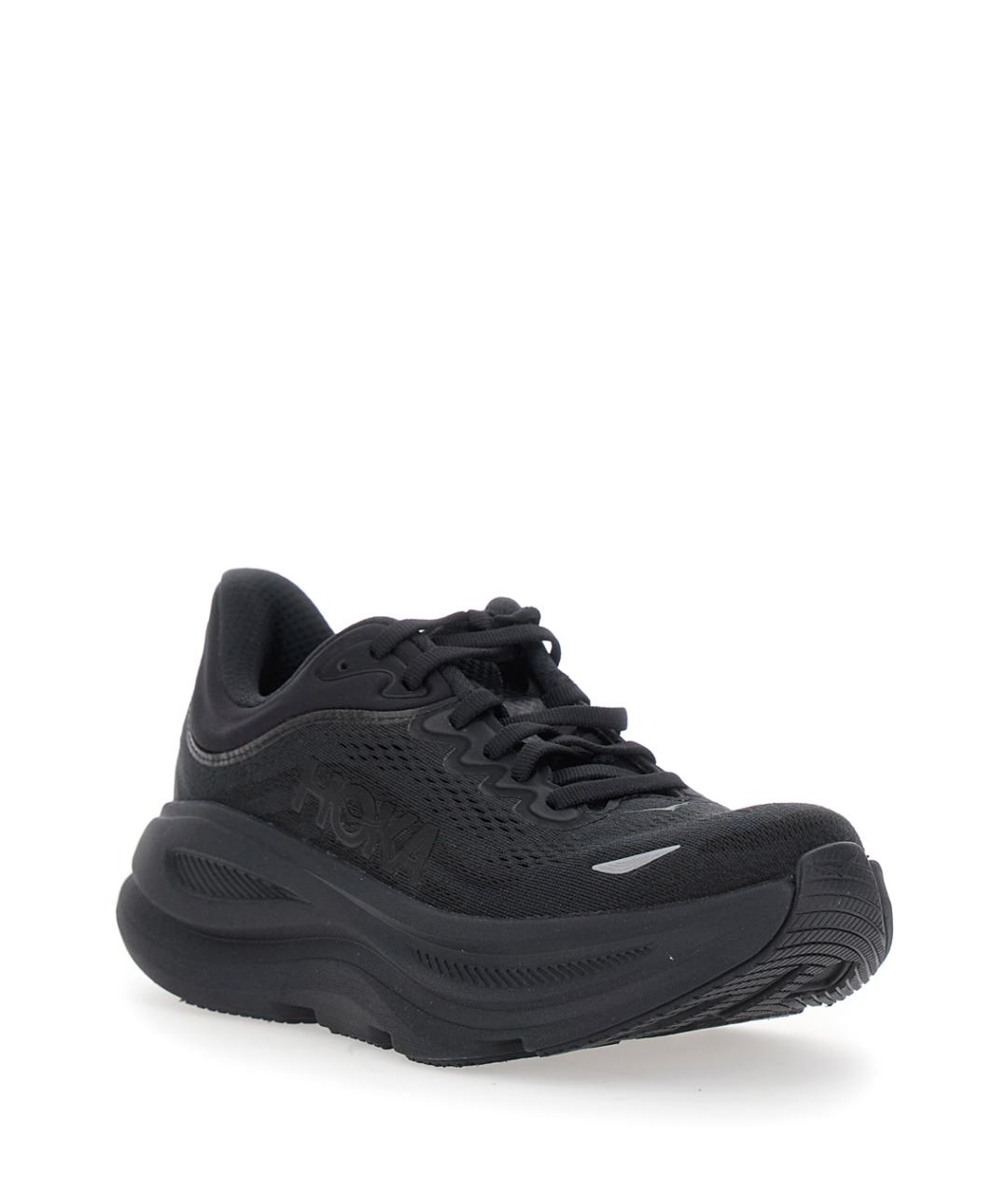 HOKA Черные текстильные кроссовки, фото 2