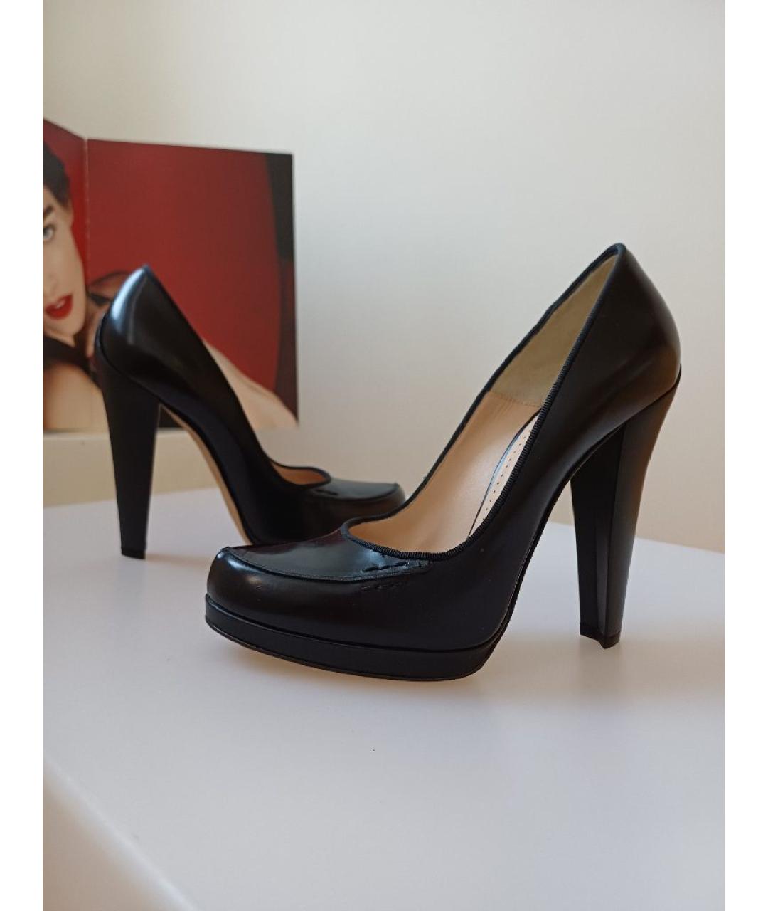 BALLY Черные кожаные туфли, фото 4