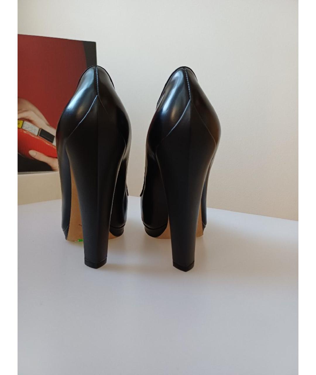 BALLY Черные кожаные туфли, фото 8