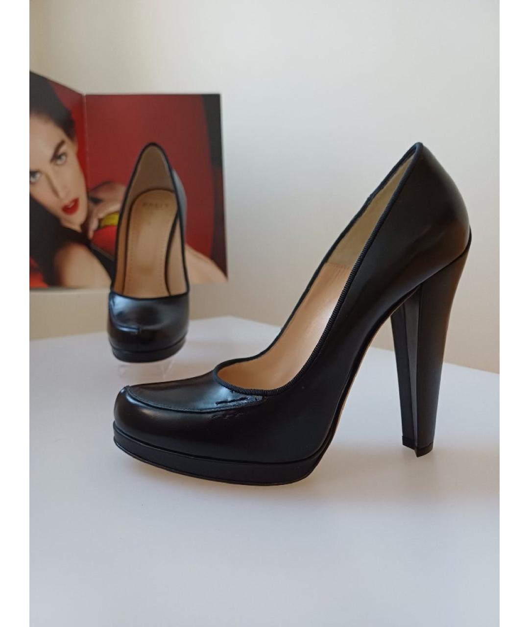 BALLY Черные кожаные туфли, фото 7