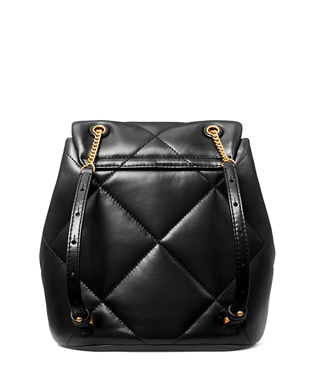 TORY BURCH Черный кожаный рюкзак, фото 2