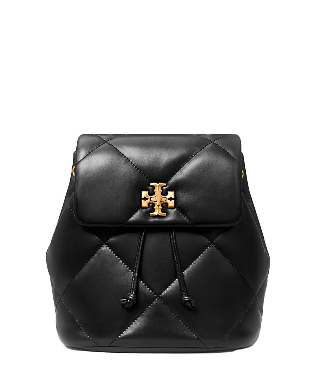 TORY BURCH Черный кожаный рюкзак, фото 1