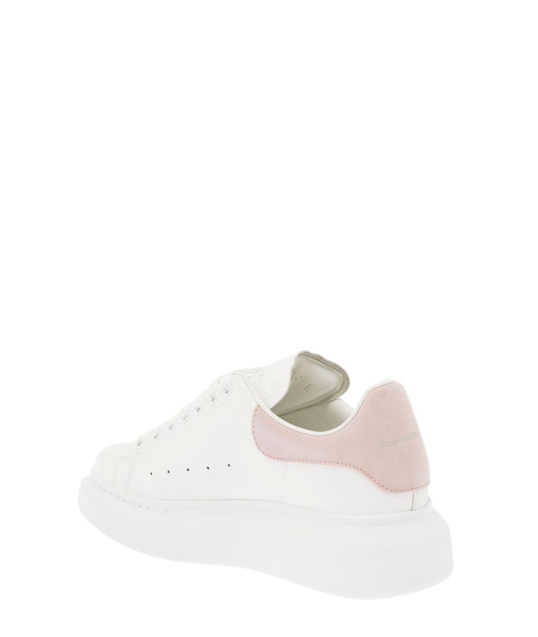 ALEXANDER MCQUEEN Белые кожаные кроссовки, фото 3
