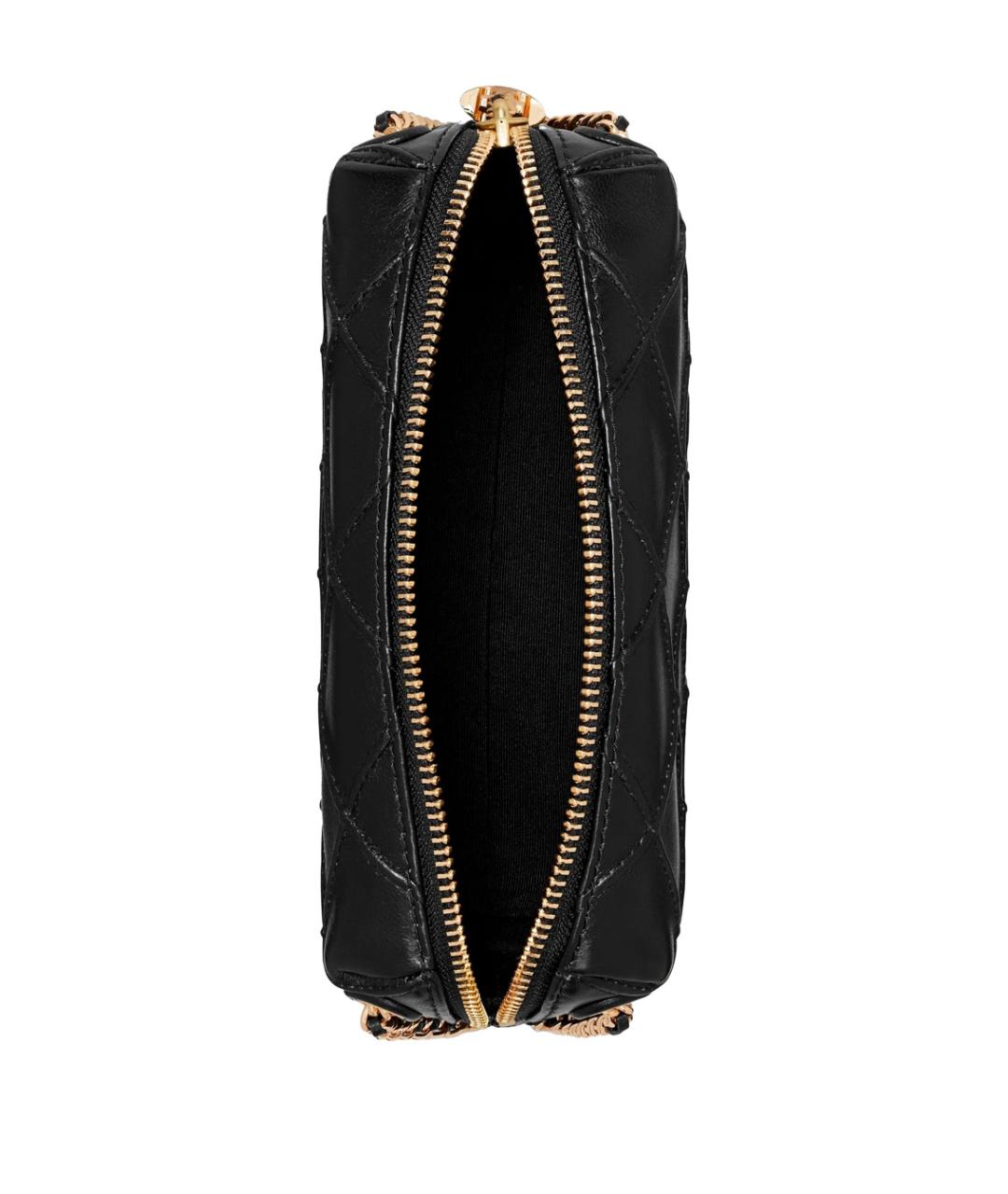 TORY BURCH Черная кожаная сумка через плечо, фото 3