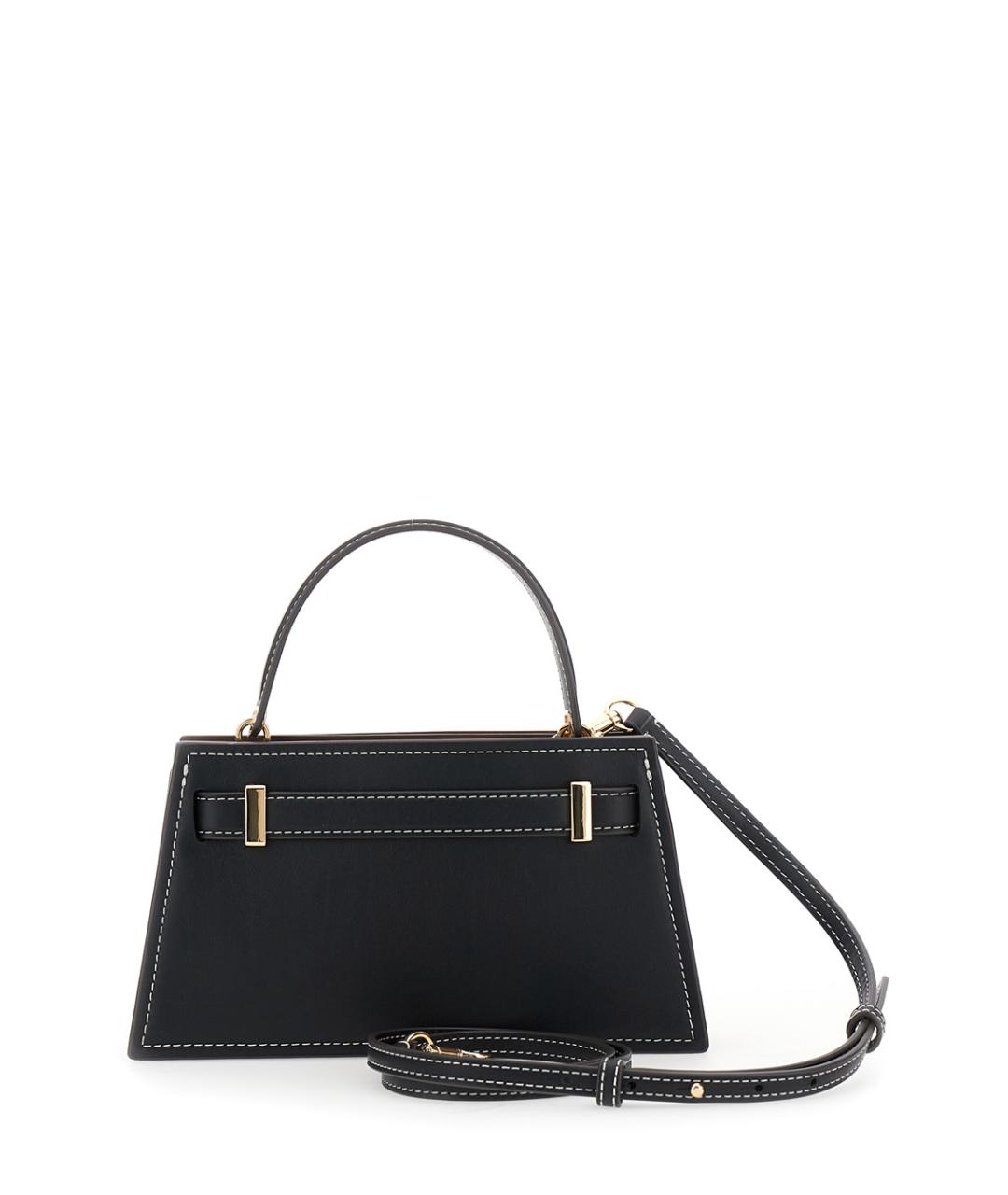 TORY BURCH Черная кожаная сумка через плечо, фото 2