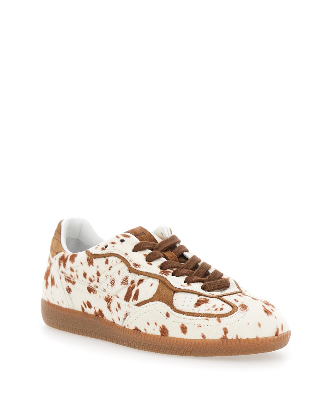 ALOHAS Коричневые кожаные кроссовки, фото 2