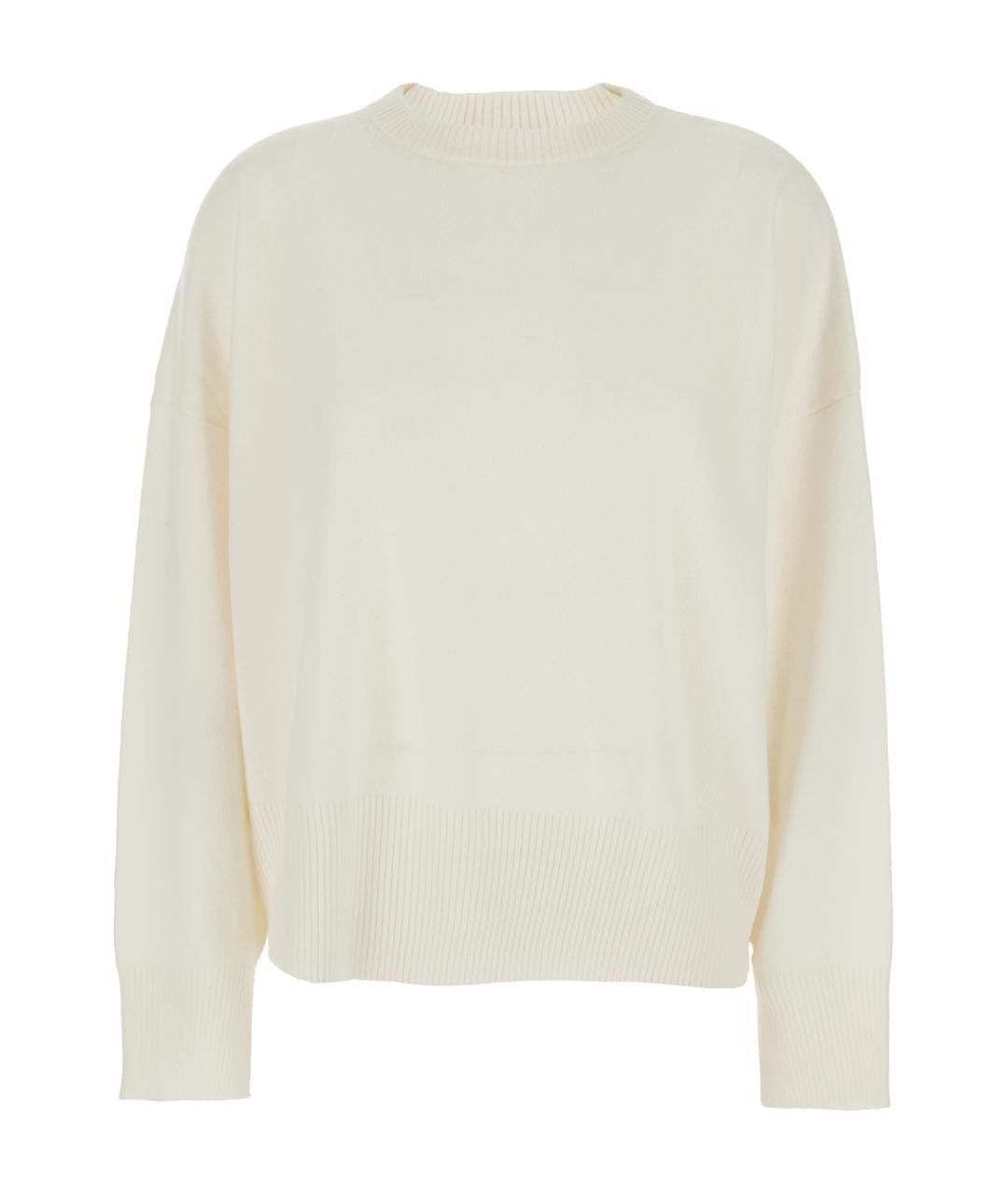 LOULOU STUDIO Белый кашемировый джемпер / свитер, фото 1