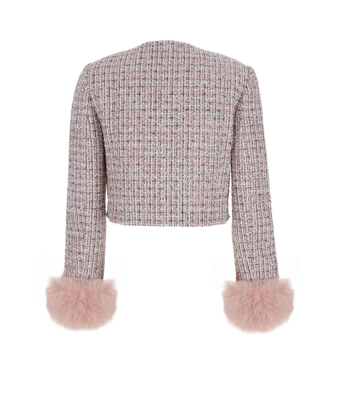 SELF-PORTRAIT Розовый полиэстеровый жакет/пиджак, фото 2