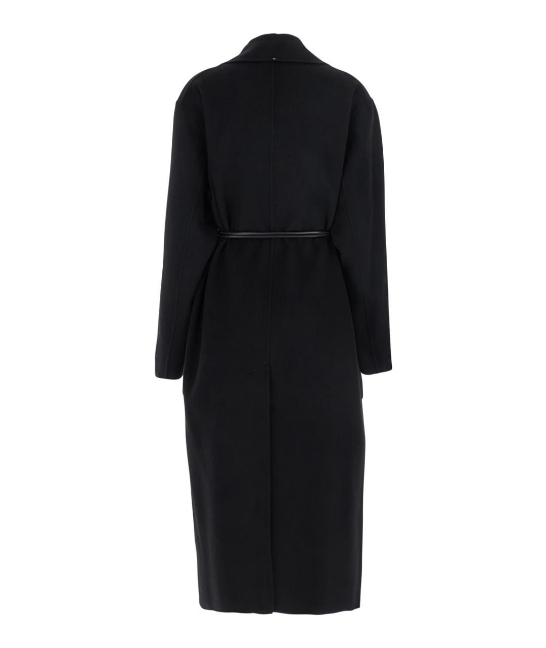 SPORTMAX Черное шерстяное пальто, фото 2