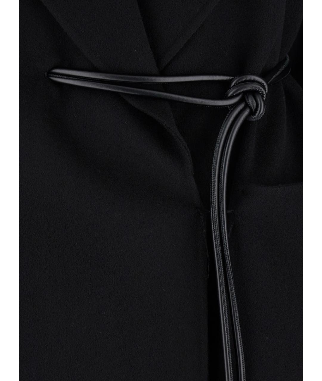 SPORTMAX Черное шерстяное пальто, фото 3