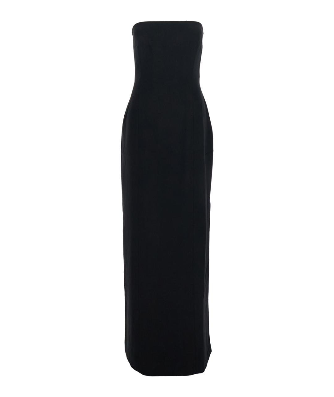 SOLACE LONDON Черное полиэстеровое вечернее платье, фото 1