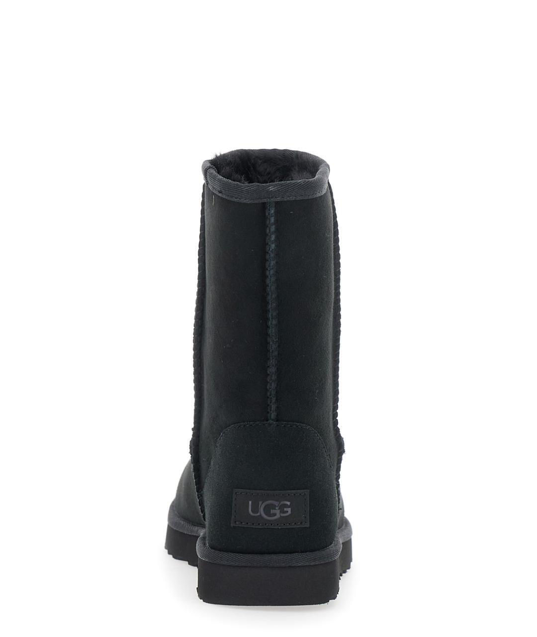 UGG AUSTRALIA Черные замшевые ботинки, фото 4