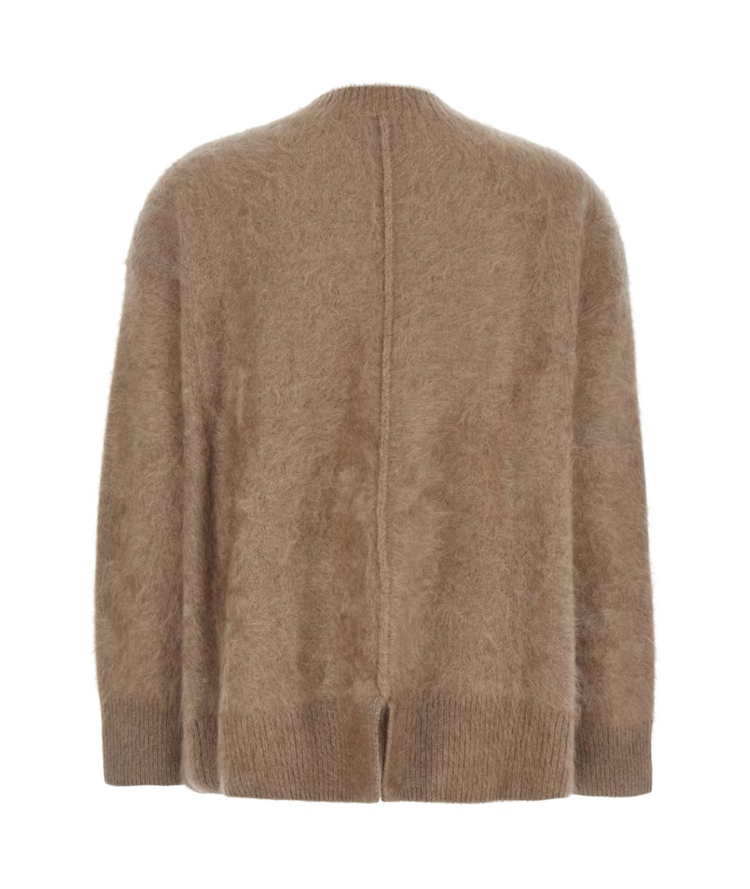 'S MAX MARA Бежевый кашемировый джемпер / свитер, фото 2