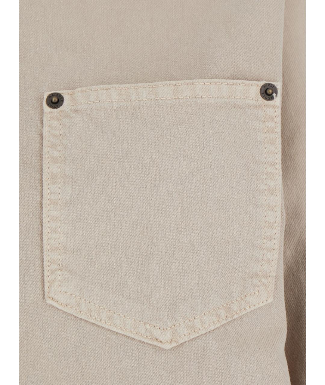 HAIKURE Бежевое хлопковое повседневное платье, фото 3