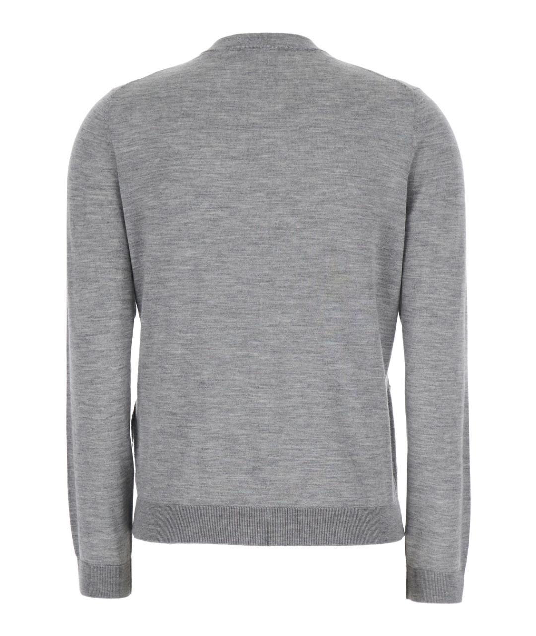 GUCCI Серый кашемировый джемпер / свитер, фото 2