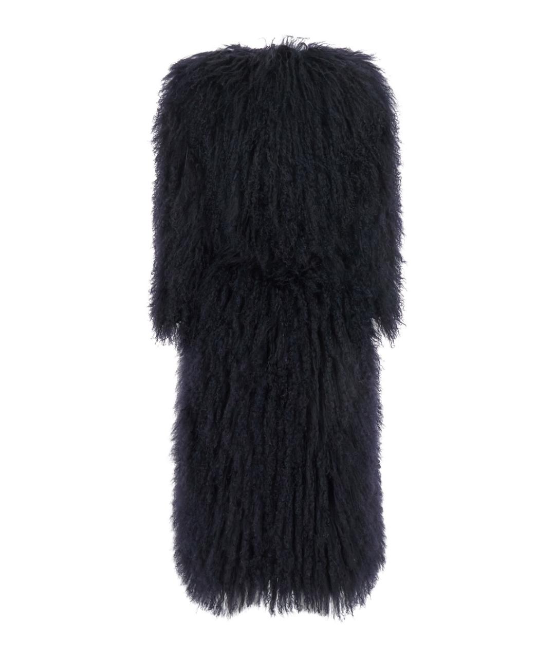 NUMERO OTTO Синяя меховая шуба, фото 2