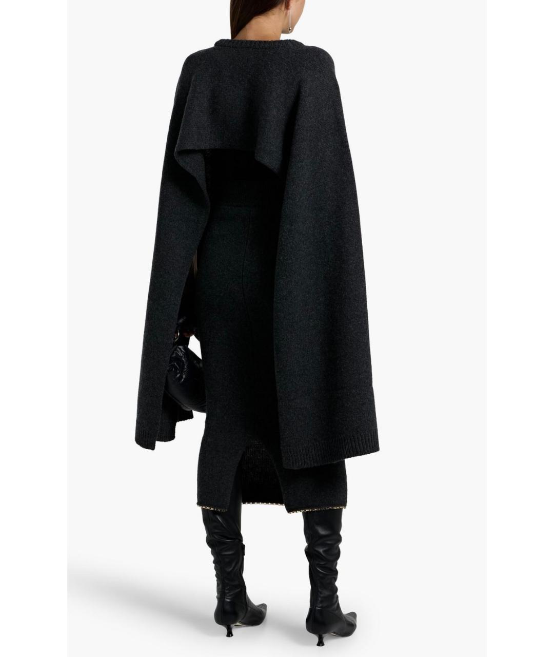 TOTEME Серая хлопковая юбка миди, фото 3