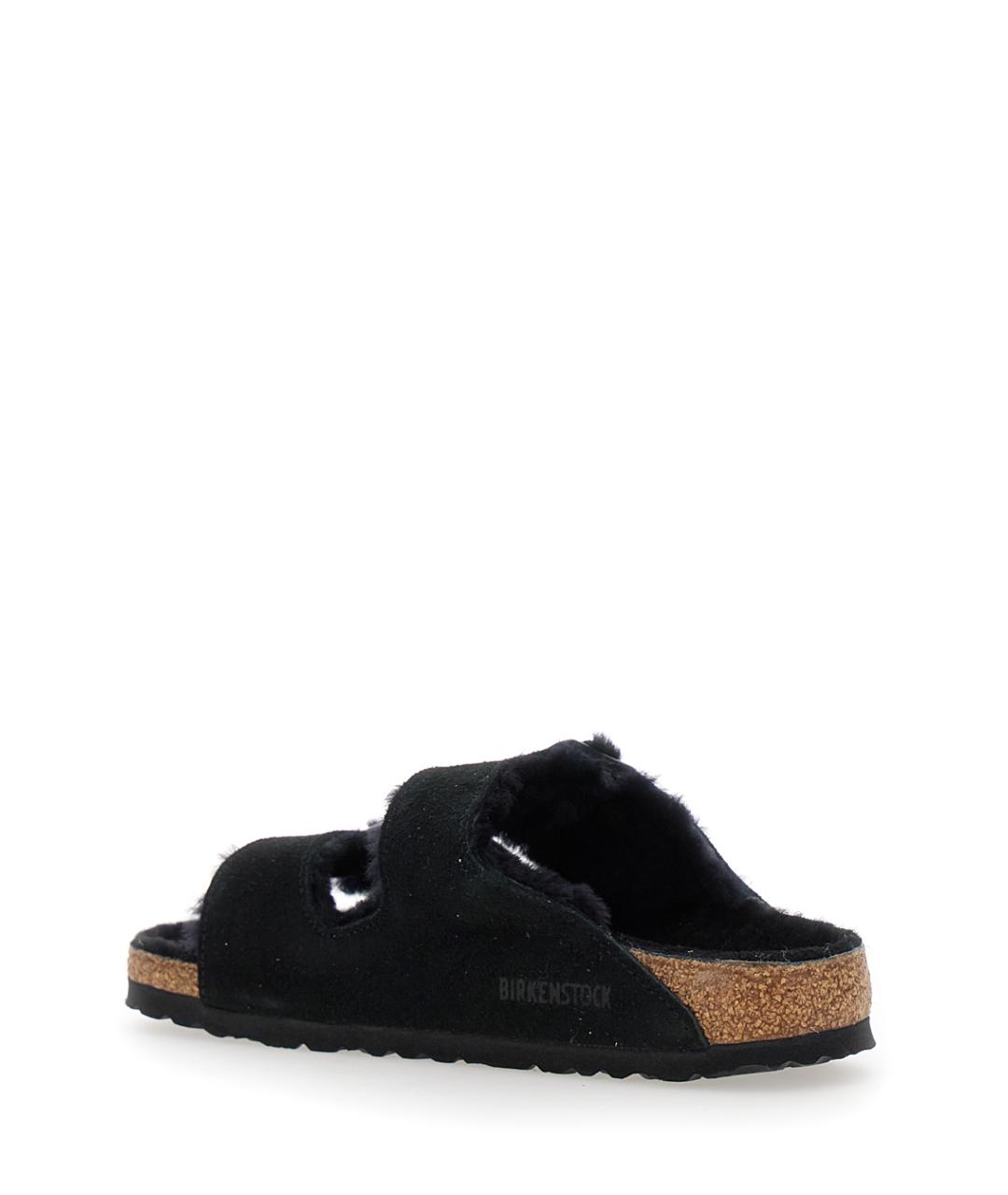 BIRKENSTOCK Черные замшевые сандалии, фото 3
