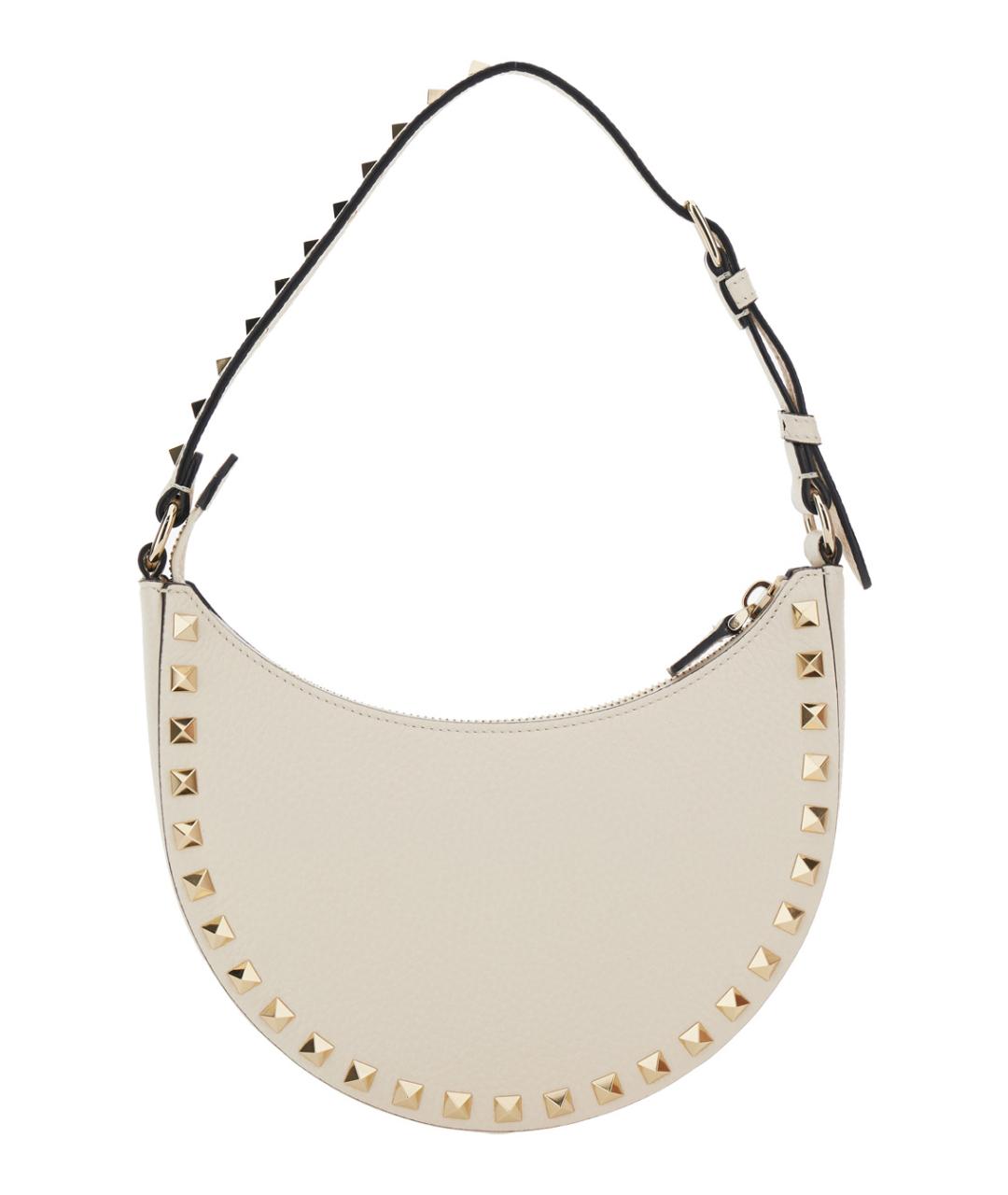 VALENTINO Белая кожаная сумка через плечо, фото 2