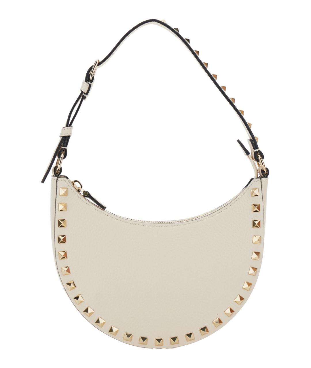 VALENTINO Белая кожаная сумка через плечо, фото 1