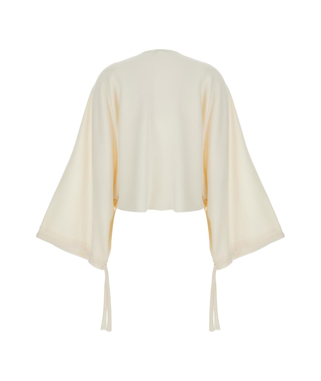 MAX MARA Белый шерстяной джемпер / свитер, фото 2