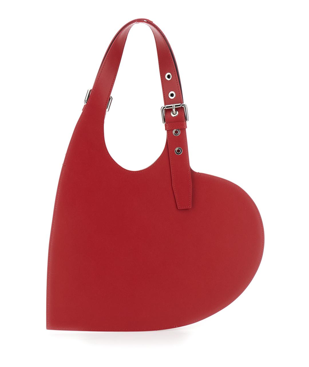 COPERNI Красная кожаная сумка с короткими ручками, фото 2