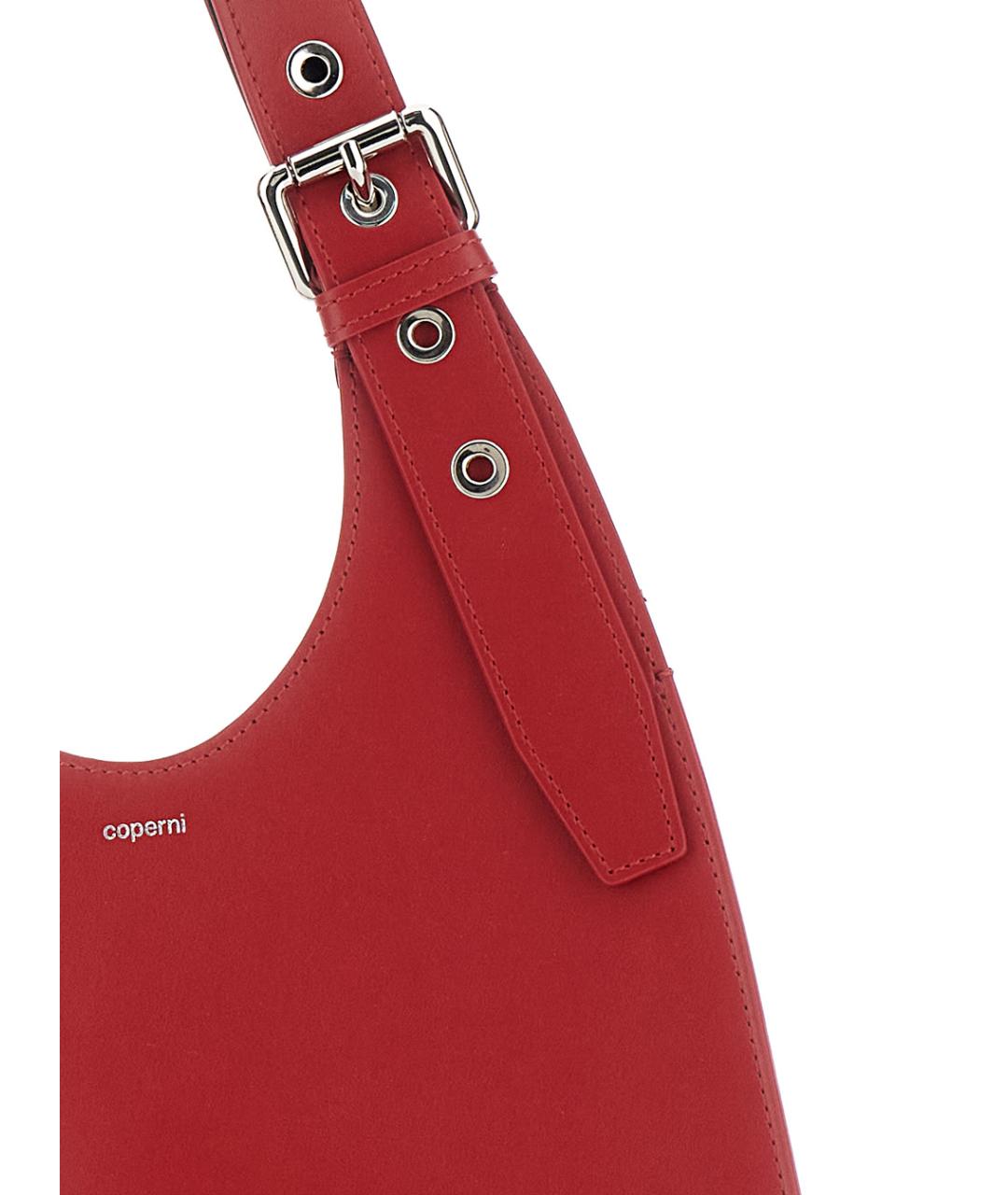 COPERNI Красная кожаная сумка с короткими ручками, фото 3
