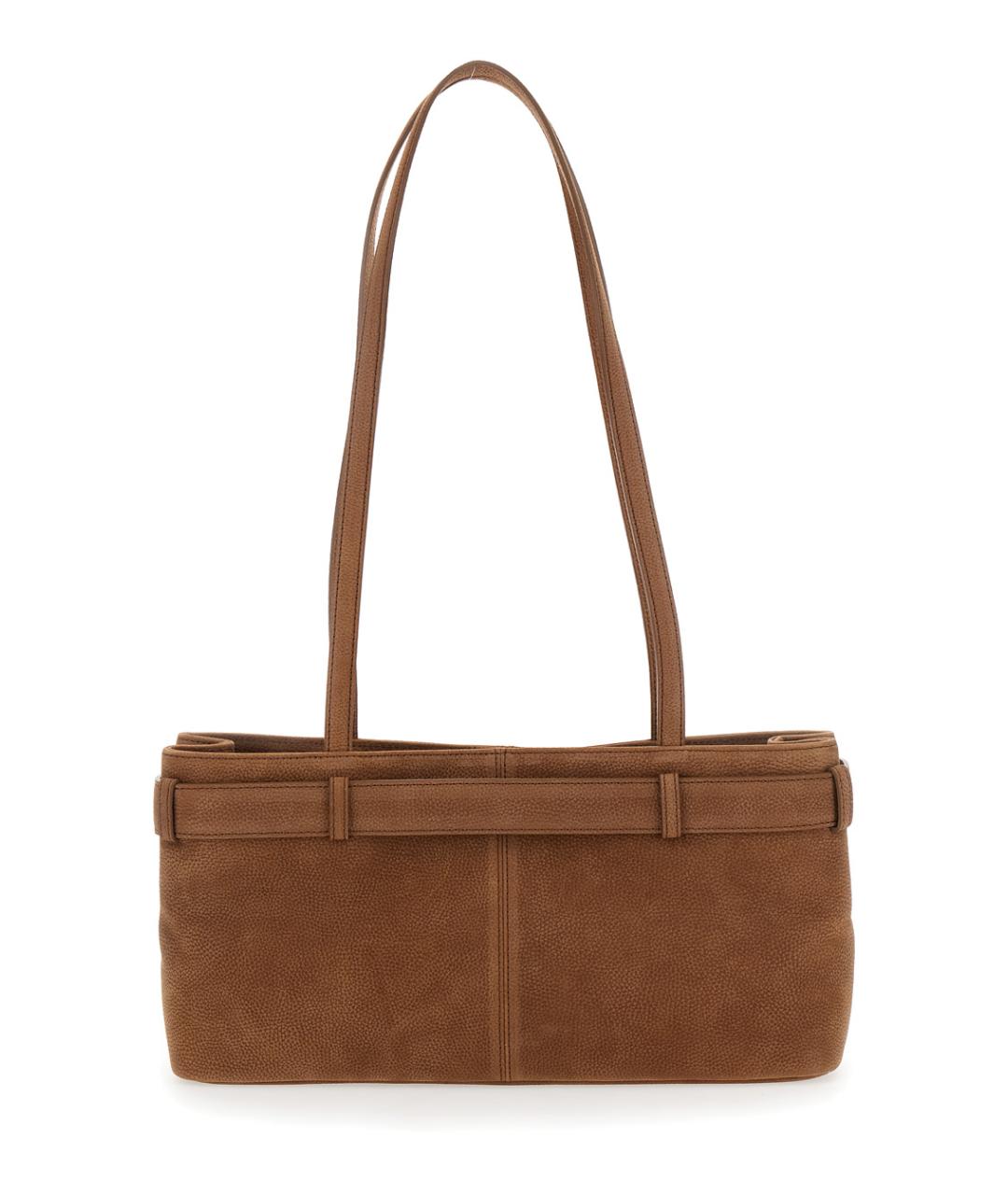 OSOI Коричневая кожаная сумка через плечо, фото 2