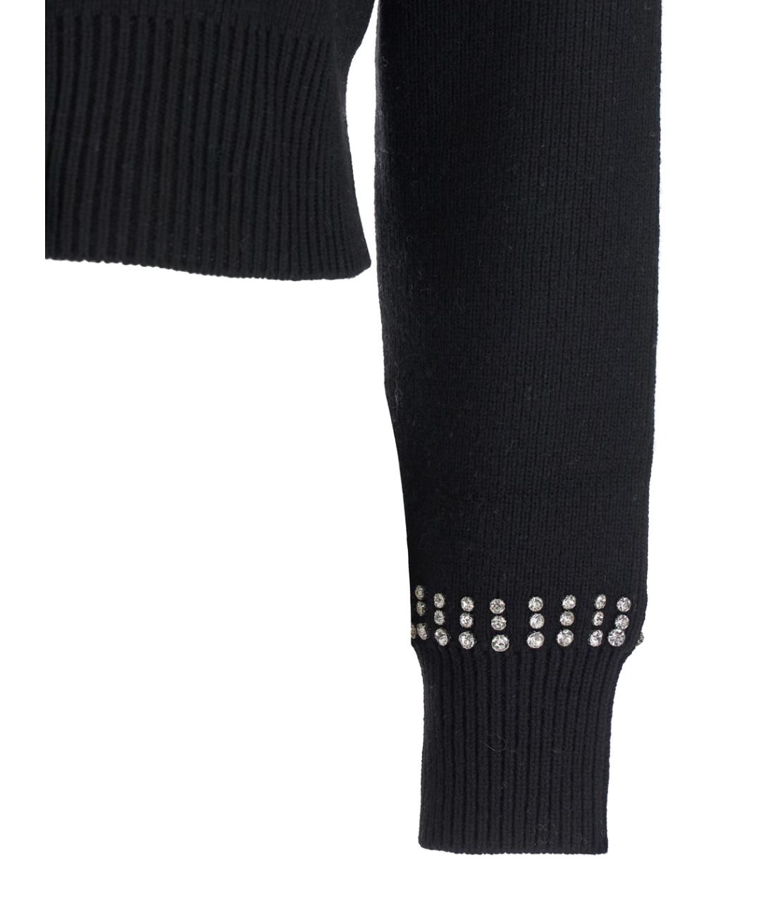 PINKO Черный кашемировый джемпер / свитер, фото 3