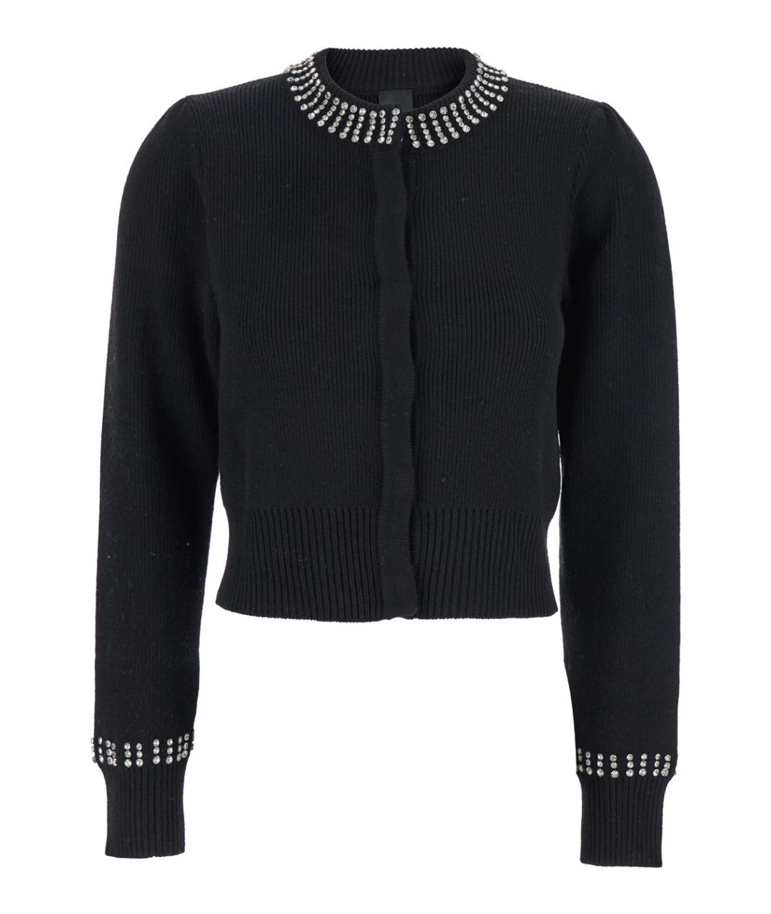 PINKO Черный кашемировый джемпер / свитер, фото 1