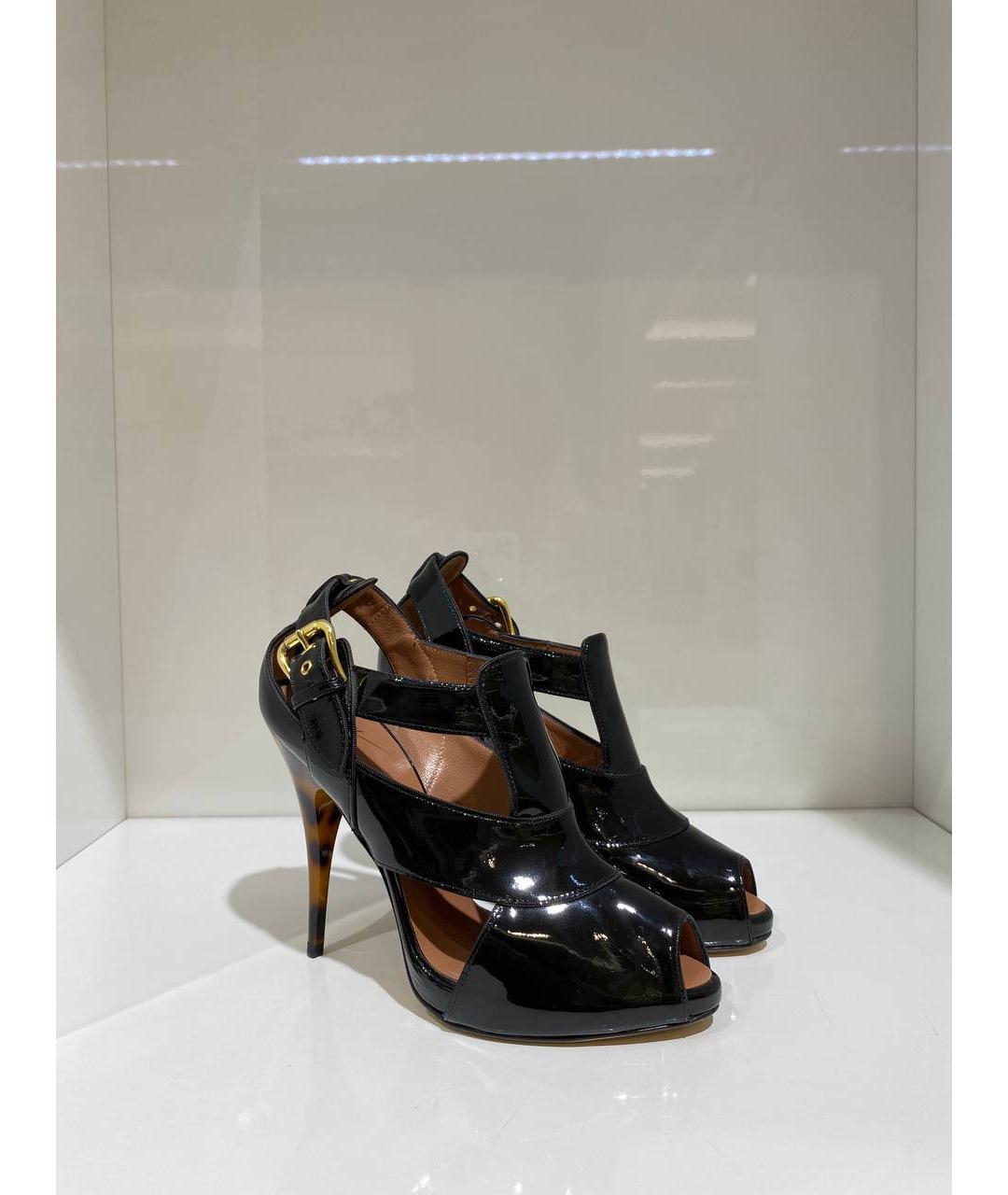 GIUSEPPE ZANOTTI DESIGN Черные туфли из лакированной кожи, фото 2