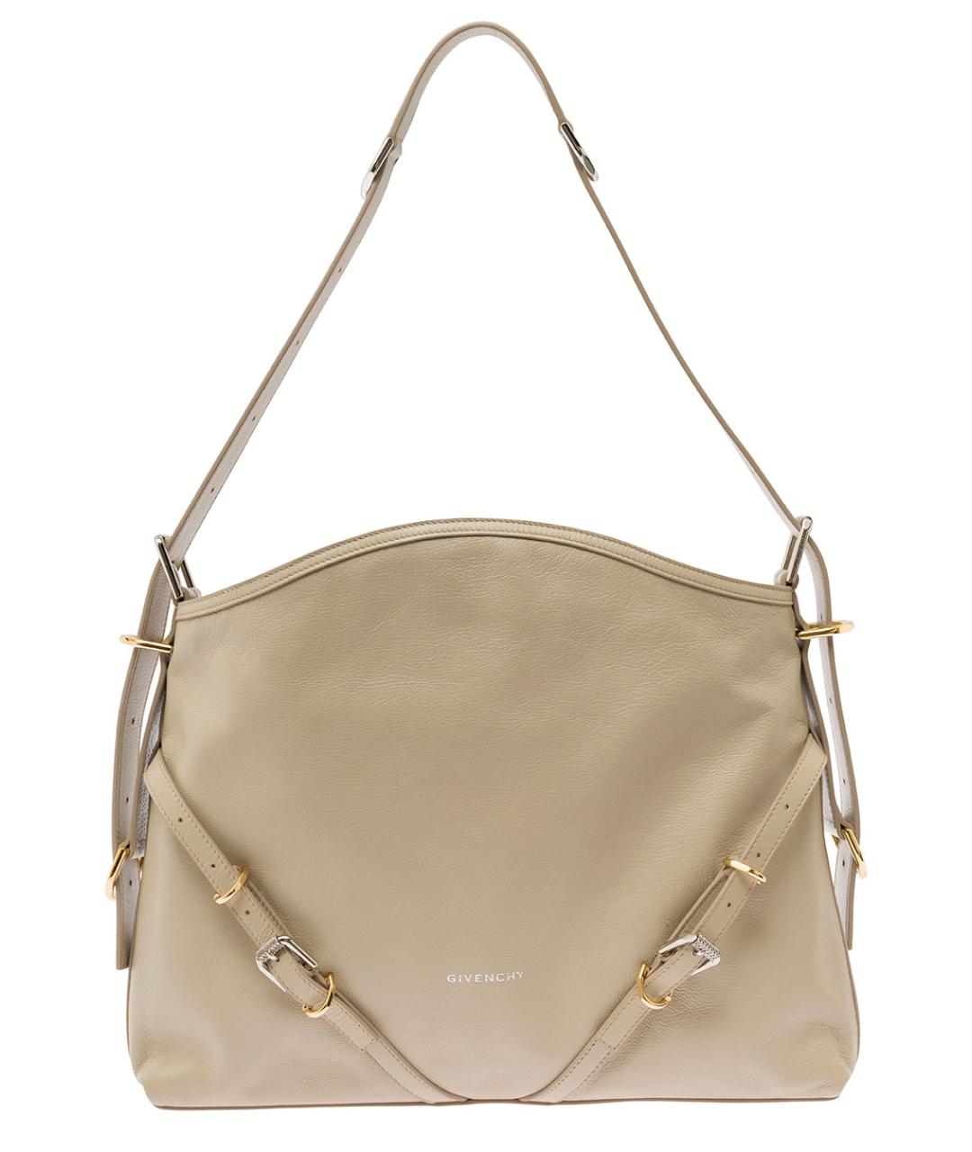 GIVENCHY Бежевая кожаная сумка через плечо, фото 1