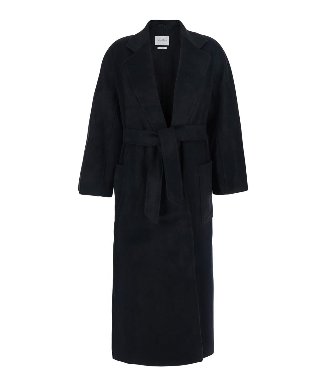 MAX MARA Черное кашемировое пальто, фото 1